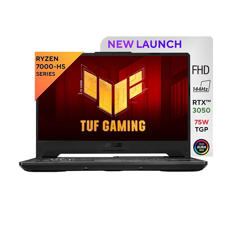 Picture of Asus TUF Gaming A15 - AMD Ryzen 7 7435HS 15.6" (39.62cm)  FA506NCR-HN054W Gaming Laptop (16GB/ 512GB SSD/ Full HD Display/ Windows 11 Home/ NVIDIA GeForce RTX 3050/ 1Year Warranty/ Graphite Black/ 2.30 Kg)